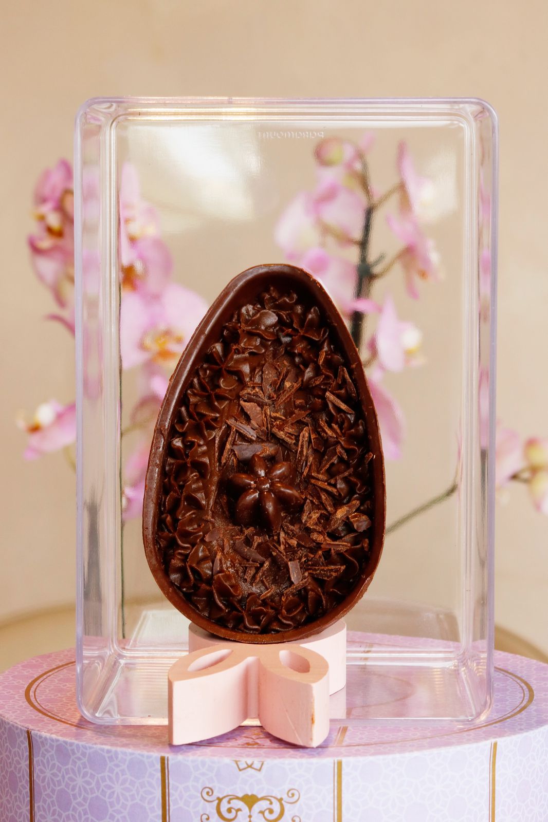 🎁 Ovo de Páscoa de Chocolate recheado de brigadeiro meio amargo e mini trufa de chocolate 240g (100% off) - Move Gourmet