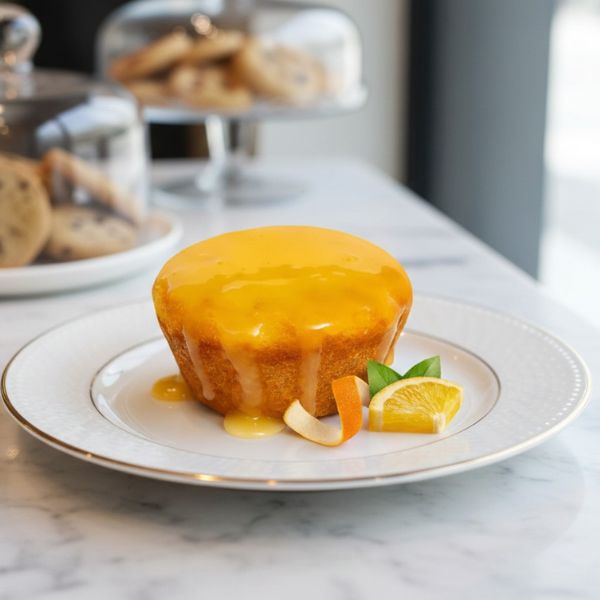 Mini Bolo de Laranja com Calda de Laranja – 2 un. 150g - Move Gourmet