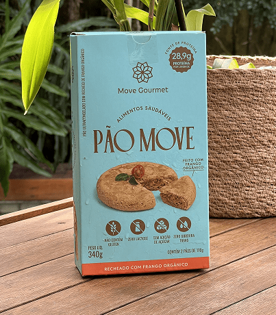 Pão Move de Frango - 2un 340g - Minha loja