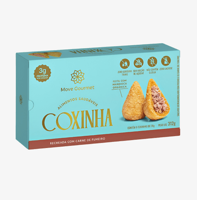 Coxinha de Frango Orgânico – 8 un. 312g - Minha loja