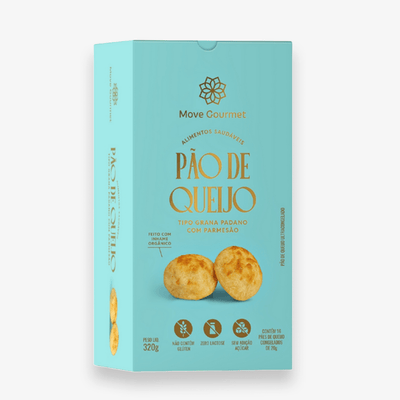 Pão de Queijo Zero Lactose - 16un 320g - Move Gourmet