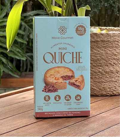 Mini Quiche de Fumeiro – 2 un. 240g - Minha loja