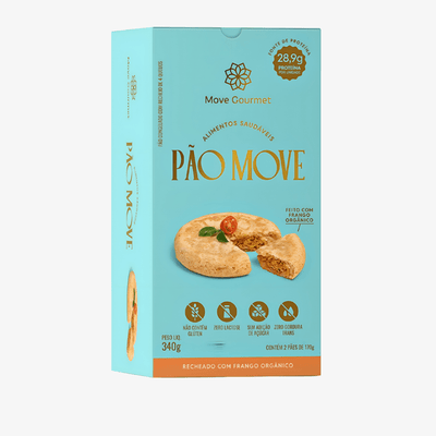 Pão Move de Frango - 2un 340g - Move Gourmet