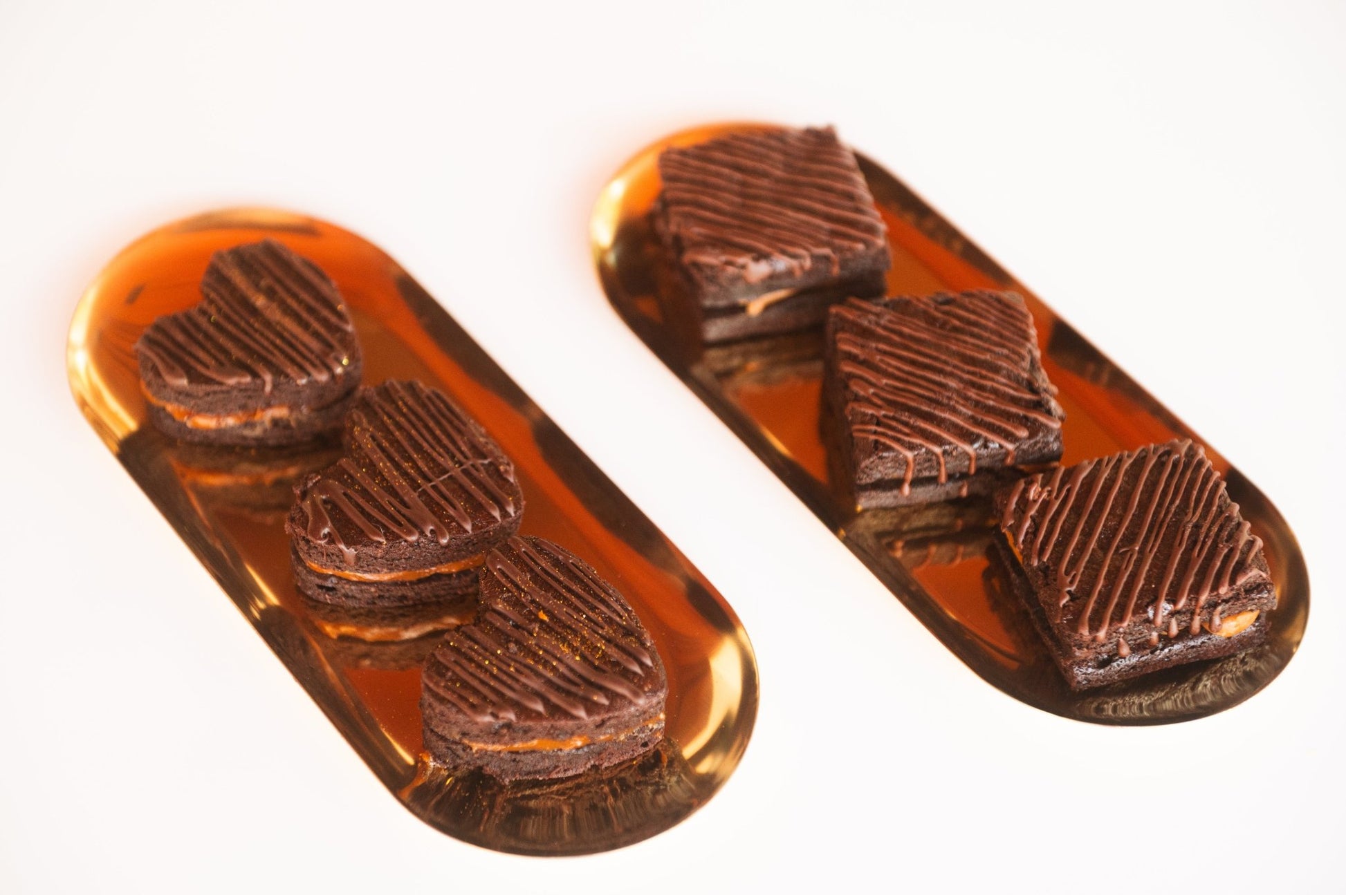 Mini Brownie Recheado com Doce de Leite – 8 un. 40g - Move Gourmet