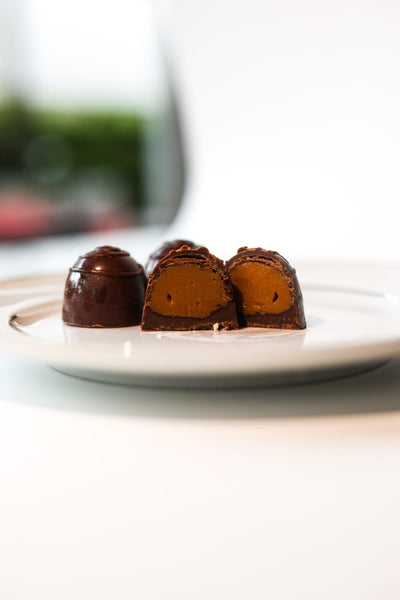 TRUFA CHOC 42% C/ DOCE DE LEITE 22G - Move Gourmet