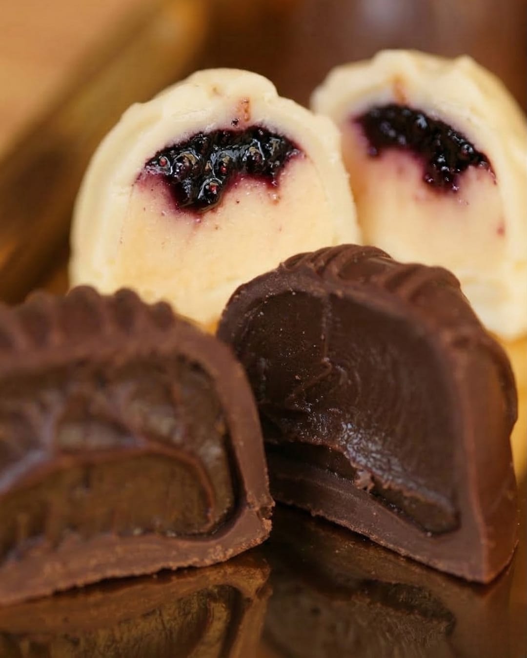 TRUFA CHOC 42% C/ DOCE DE LEITE 22G - Move Gourmet