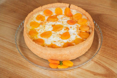 Quiche 4 Queijos com Damascos G (redonda) - Move Gourmet