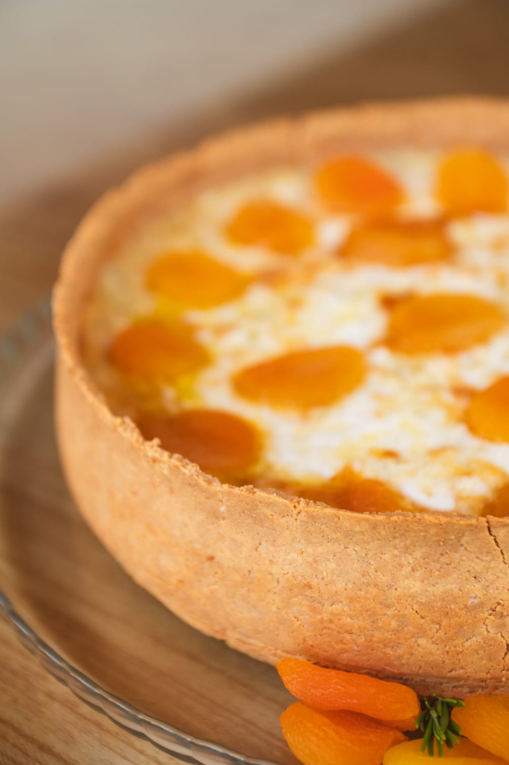 Quiche 4 Queijos com Damascos G (redonda) - Move Gourmet