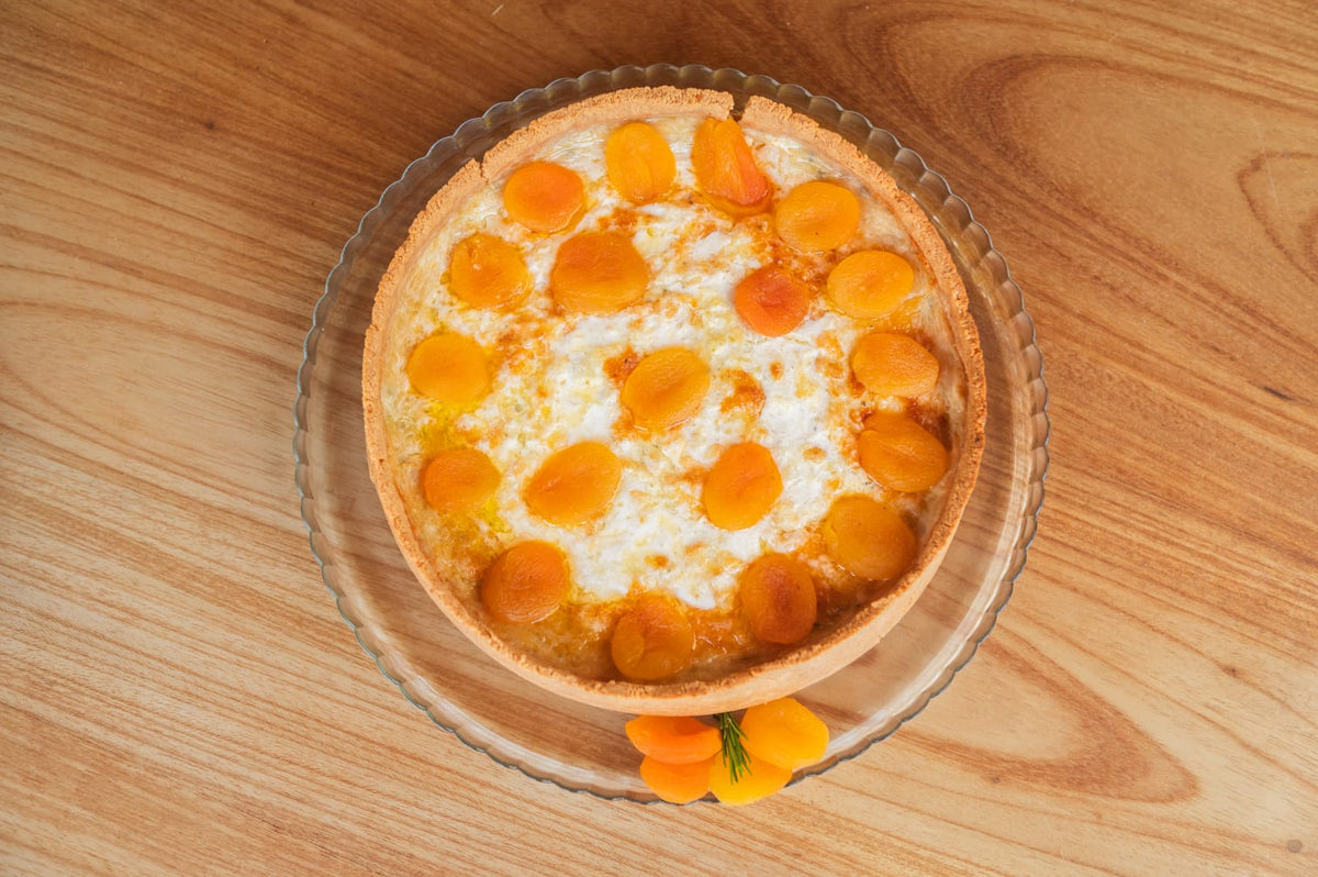 Quiche 4 Queijos com Damascos G (redonda) - Move Gourmet