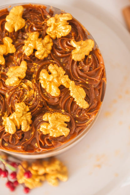Torta Chiffon de Nozes 15cm - Move Gourmet
